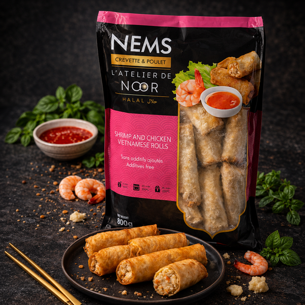 Atelier de Noor - Nems Poulet Crevette 800g