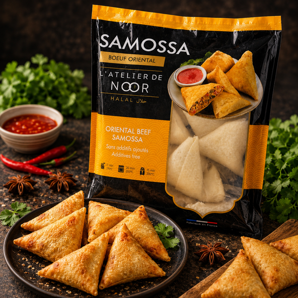 Atelier de Noor - Samossa Bœuf 800g